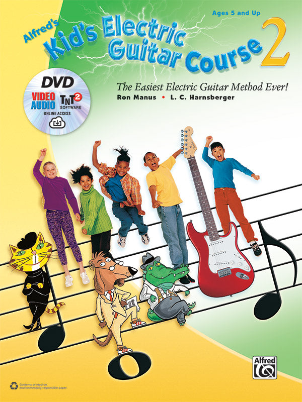 Alfred's Kid's Electric Guitar Course 2 Cover Image