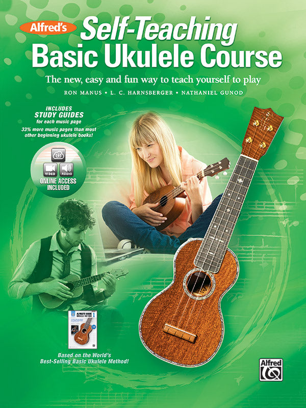Alfred's Self-Teaching Basic Ukulele Course Cover Image