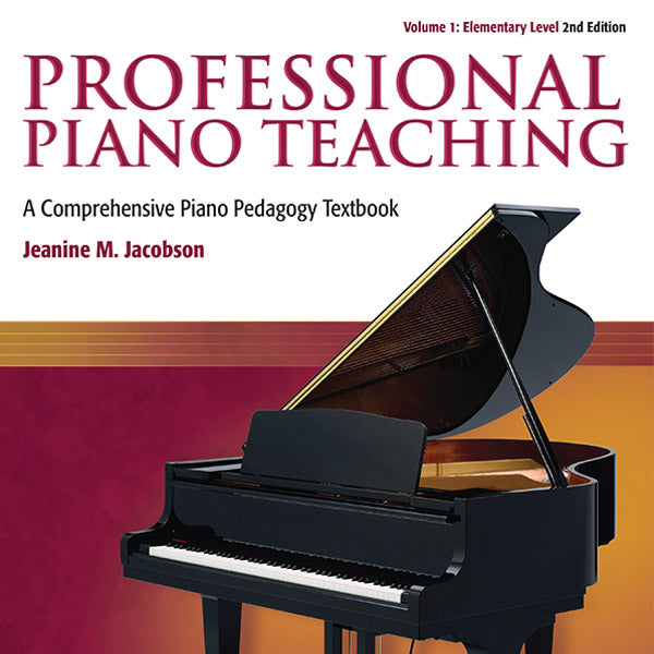 Professional Piano Teaching, Volume 1 (2nd Edition) Cover Image