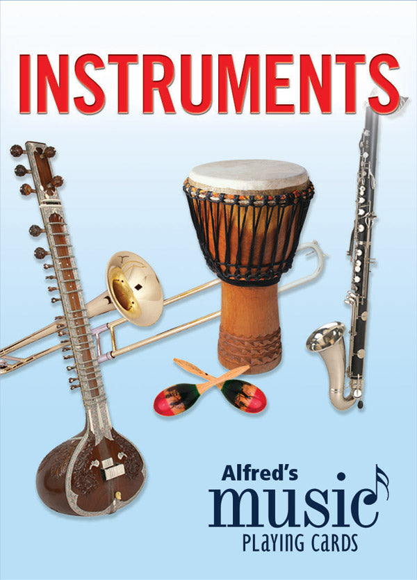 Alfred's Music Playing Cards: Instruments (1 Pack) Cover Image