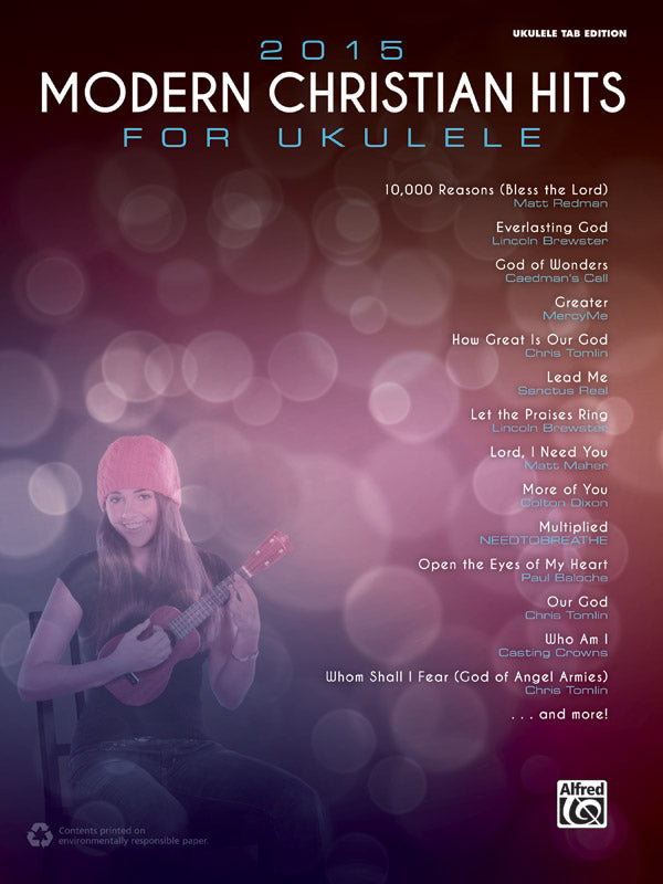 2015 Modern Christian Hits for Ukulele Cover Image