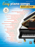 Alfred's Easy Piano Songs: Rock and Pop Cover Image