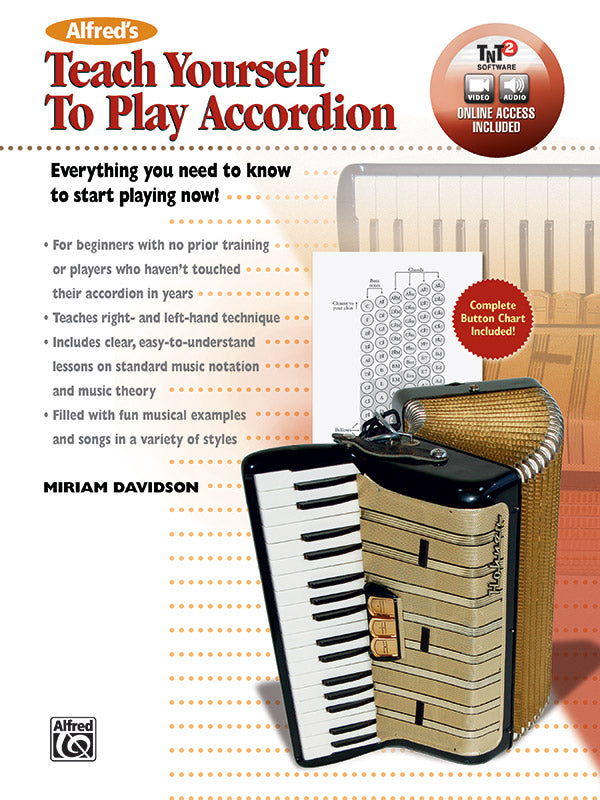Alfred's Teach Yourself to Play Accordion Cover Image