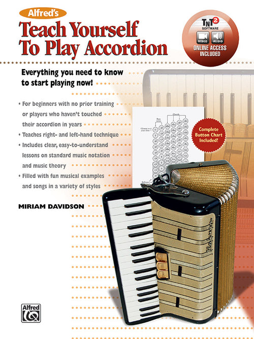 Alfred's Teach Yourself to Play Accordion Cover Image