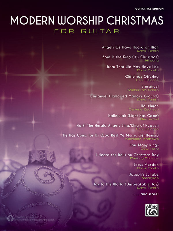 Modern Worship Christmas for Guitar Cover Image