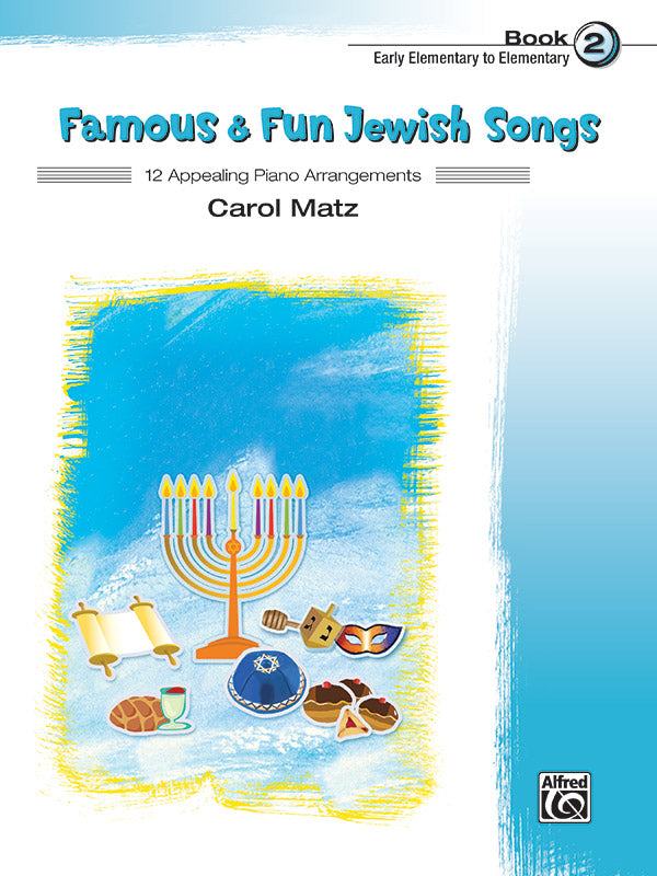 Famous & Fun Jewish Songs, Book 2 Cover Image