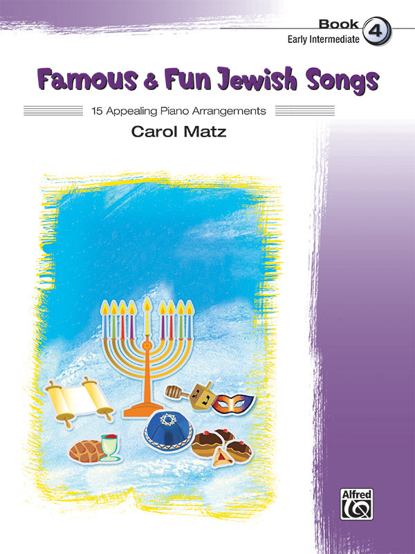 Famous & Fun Jewish Songs, Book 4 Cover Image