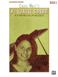 Carol Matz's Favorite Solos, Book 3 Cover Image