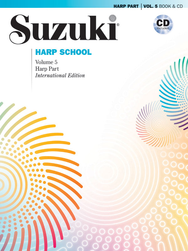 Suzuki Harp School Harp Part & CD, Volume 5 Cover Image