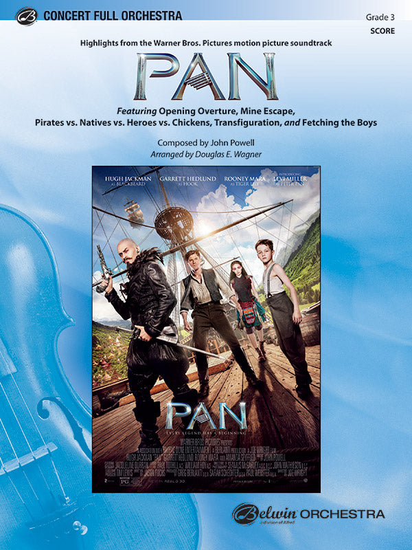 Pan: Highlights from the Warner Bros. Pictures Motion Picture Soundtrack: Flute Sheet Music Preview