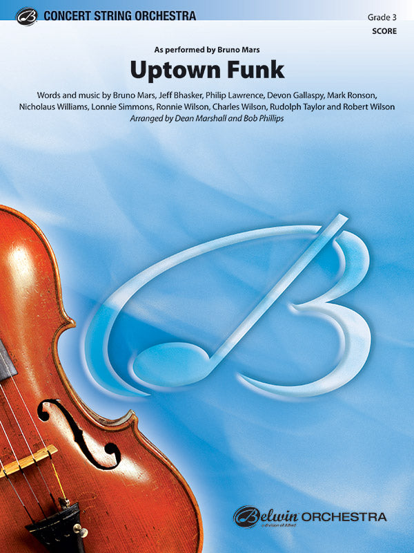 Uptown Funk: Drums Sheet Music Preview
