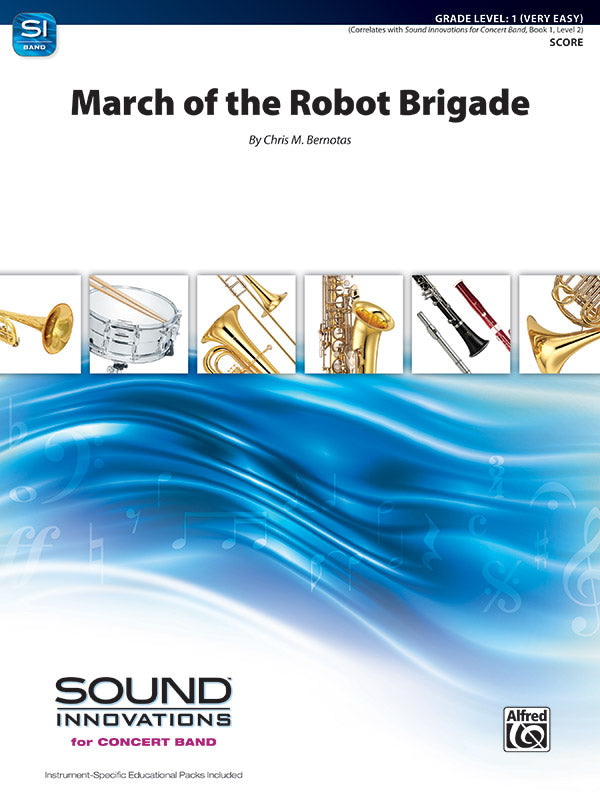 March of the Robot Brigade: Eb Educational Pack Sheet Music Preview
