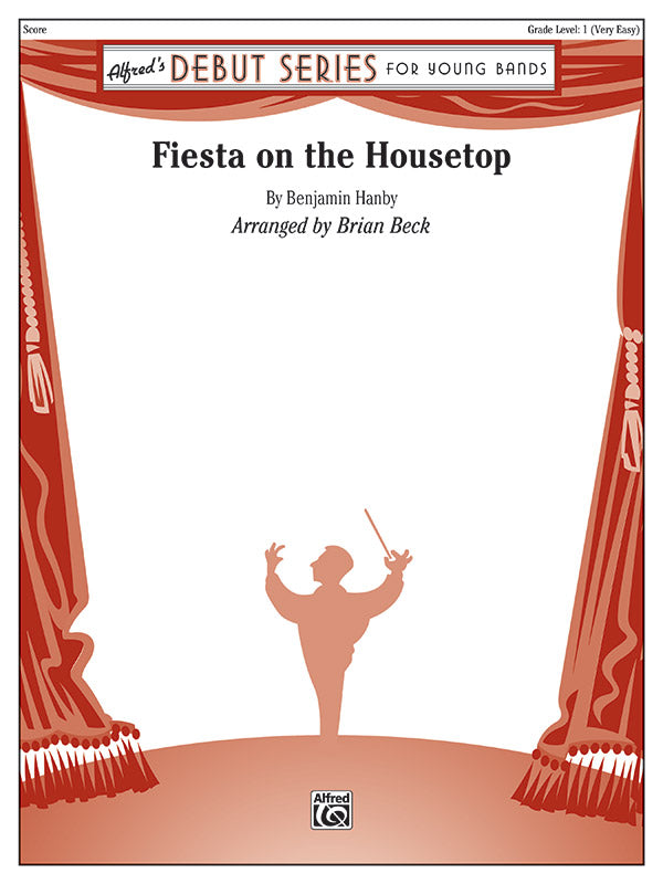 Fiesta on the Housetop: B-flat Bass Clarinet Sheet Music Preview