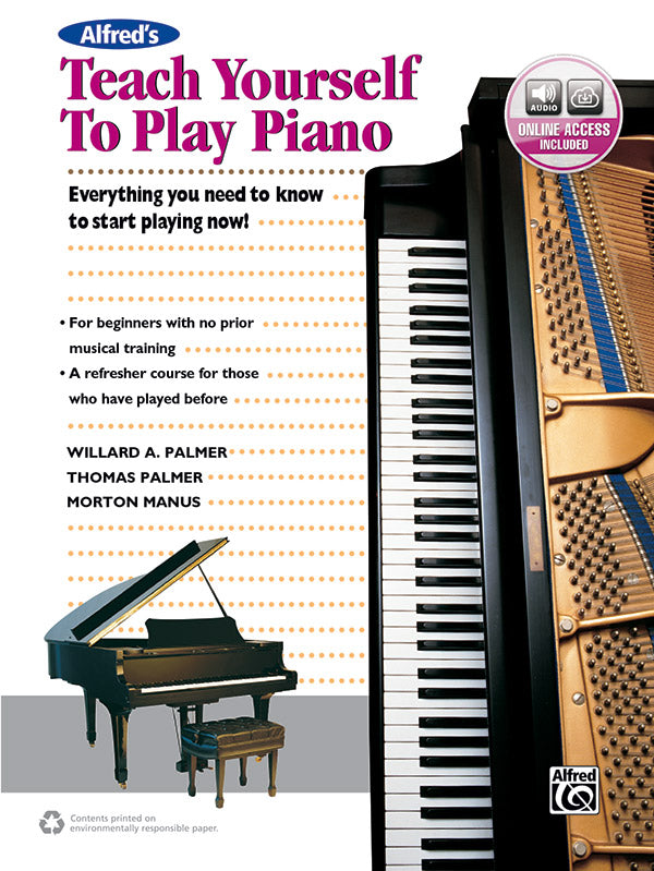 Alfred's Teach Yourself to Play Piano Cover Image