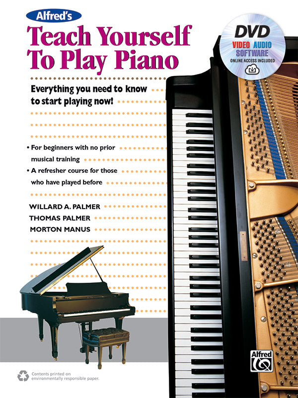 Alfred's Teach Yourself to Play Piano Cover Image