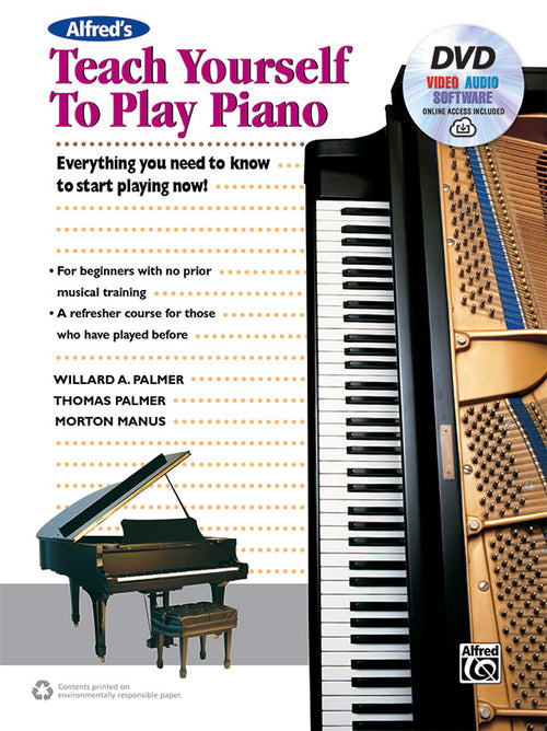 Alfred's Teach Yourself to Play Piano Cover Image