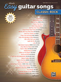 Alfred's Easy Guitar Songs: Classic Rock Cover Image