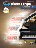 Alfred's Easy Piano Songs: Classic Rock Cover Image