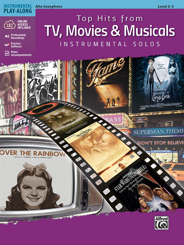 Top Hits from TV, Movies & Musicals Instrumental Solos Cover Image