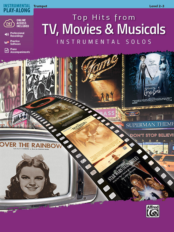 Top Hits from TV, Movies & Musicals Instrumental Solos Cover Image