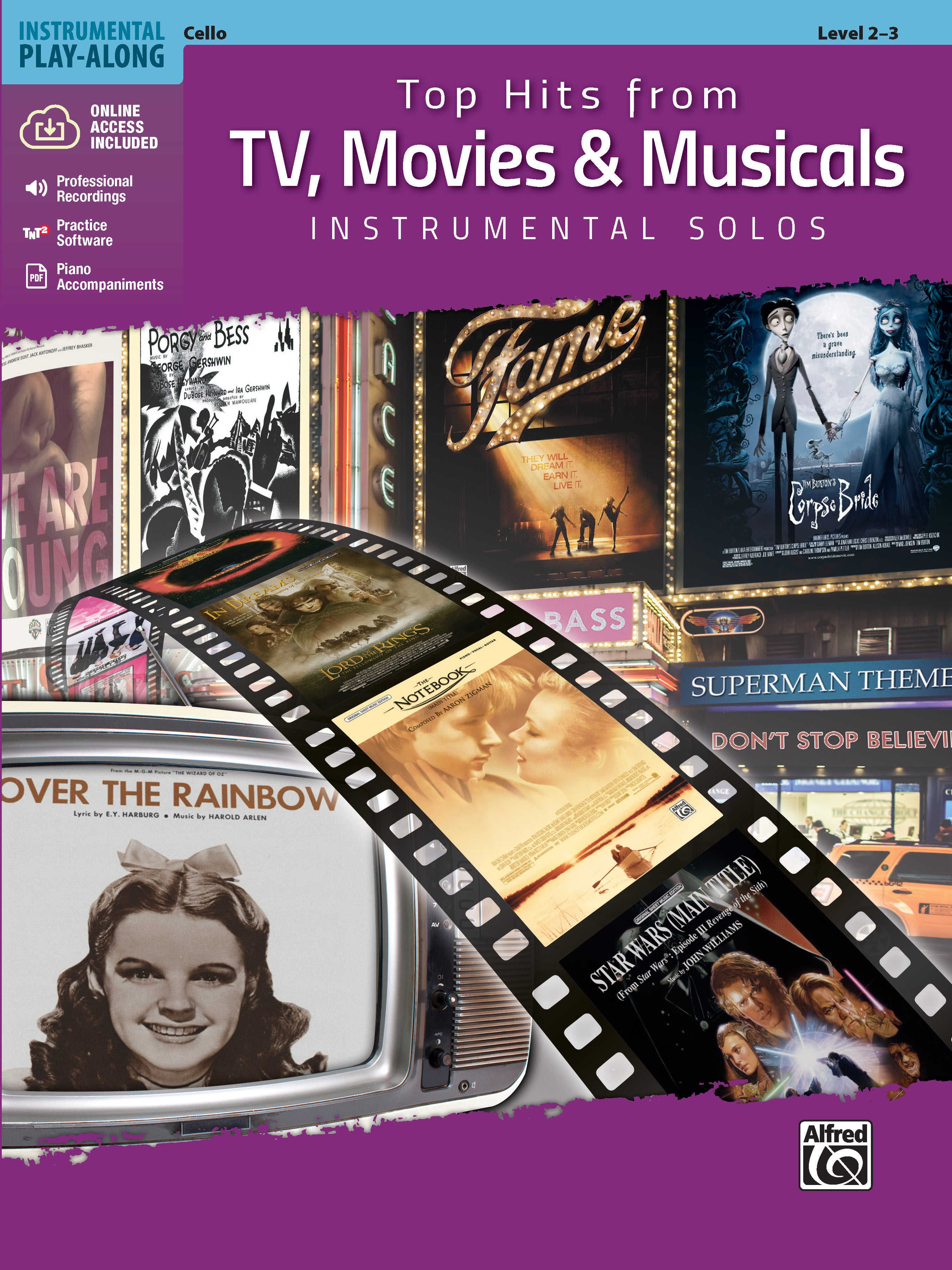 Top Hits from TV, Movies & Musicals Instrumental Solos for Strings Cover Image