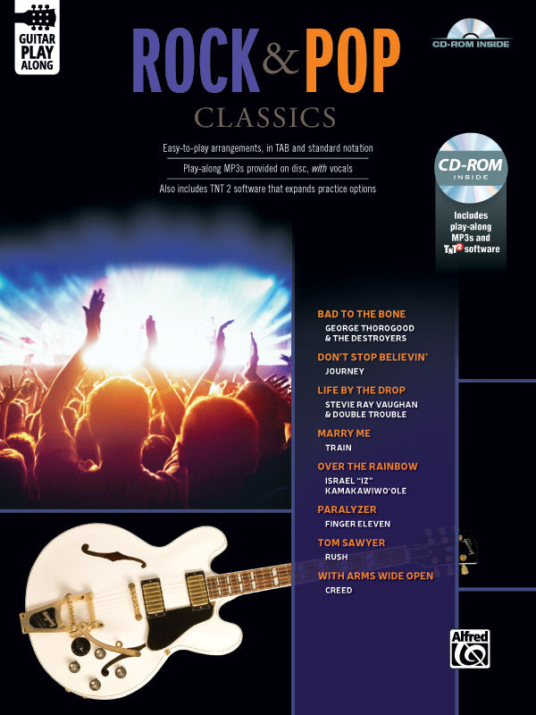 Rock & Pop Classics Guitar Play-Along Cover Image