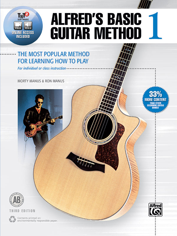 Alfred's Basic Guitar Method 1 (Third Edition) Cover Image