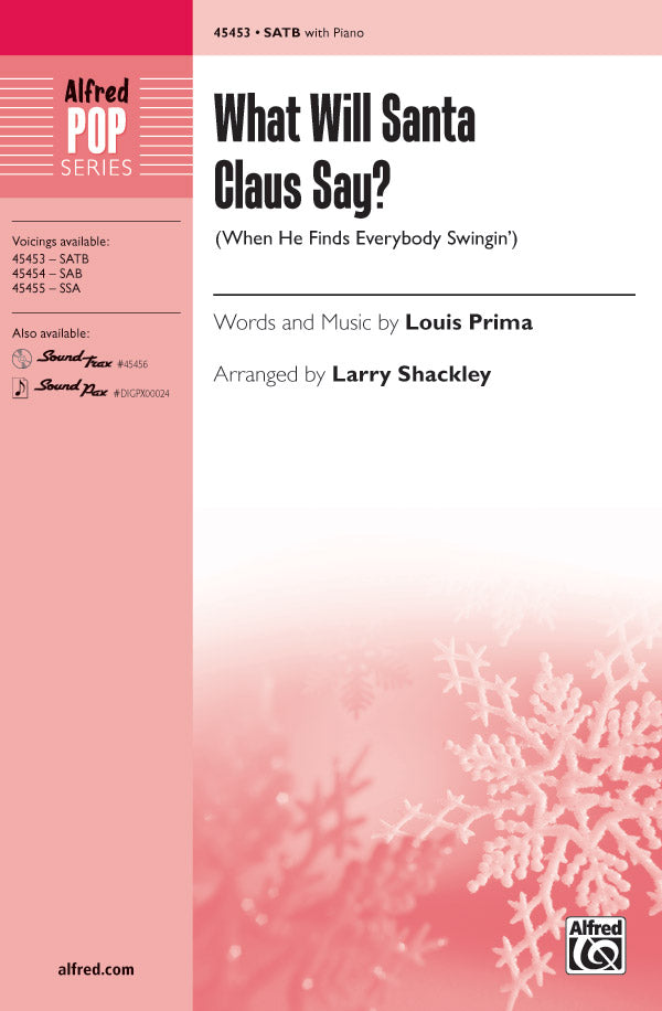 What Will Santa Claus Say? Sheet Music Preview
