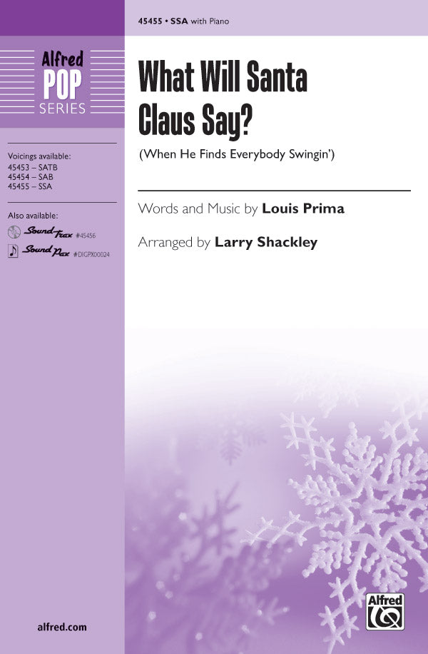 What Will Santa Claus Say? Cover Image