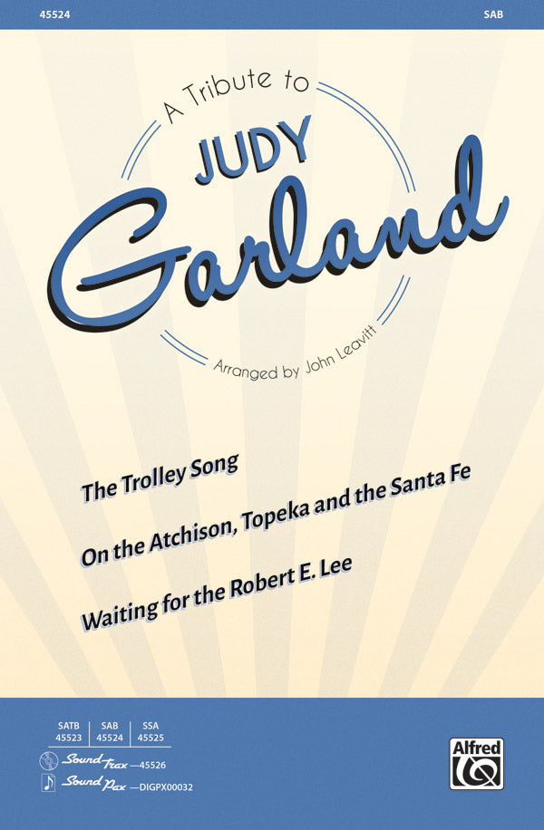 A Tribute to Judy Garland Sheet Music Preview