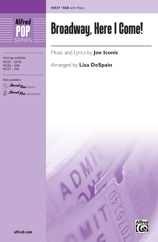 Broadway, Here I Come! Cover Image