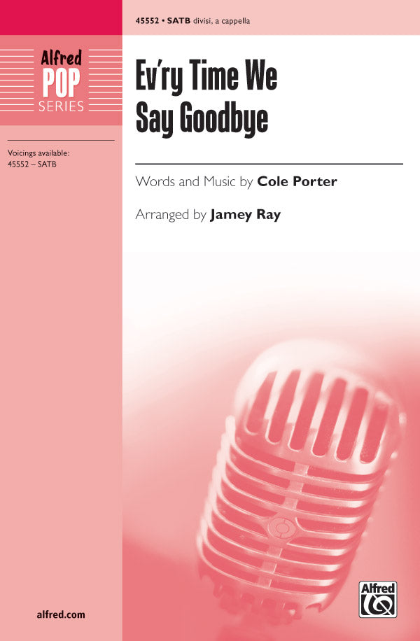 Ev'ry Time We Say Goodbye Sheet Music Preview