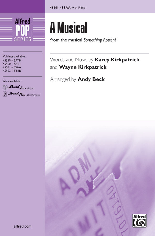 A Musical Sheet Music Preview