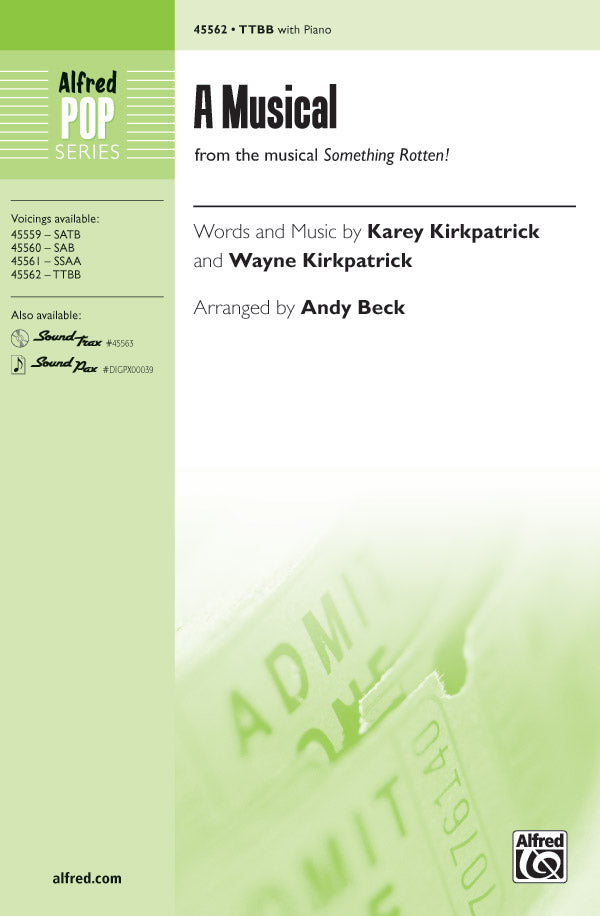 A Musical Sheet Music Preview