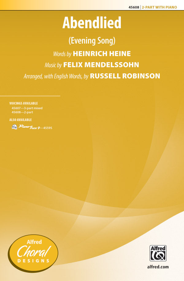 Abendlied Sheet Music Preview
