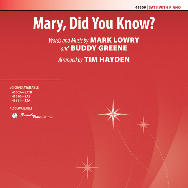 Mary, Did You Know? Cover Image