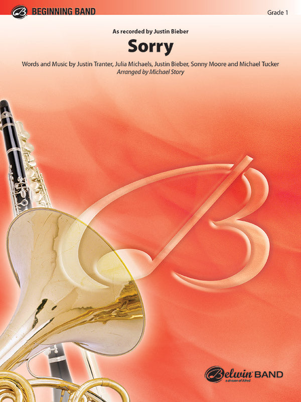 Sorry                                                                                                                                                                                                                                                                                                        Sheet Music Preview