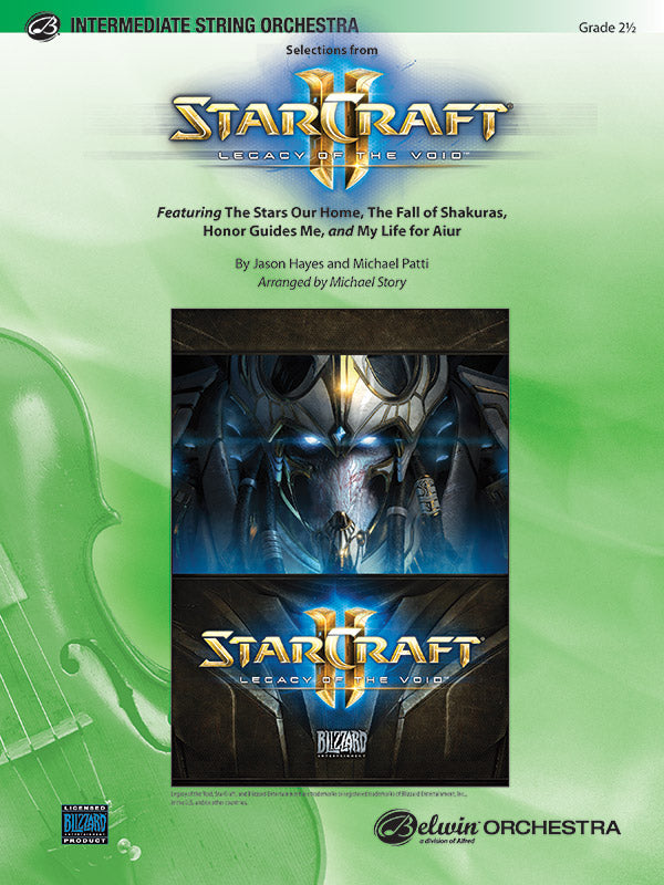 StarCraft II: Legacy of the Void, Selections from: 2nd Violin Sheet Music Preview