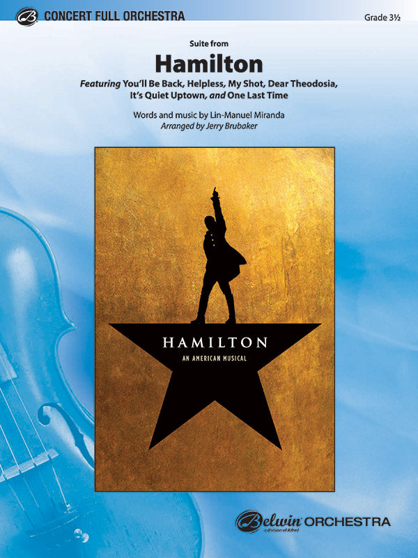 Hamilton, Suite from                                                                                                                                                                                                                                                                                         Sheet Music Preview