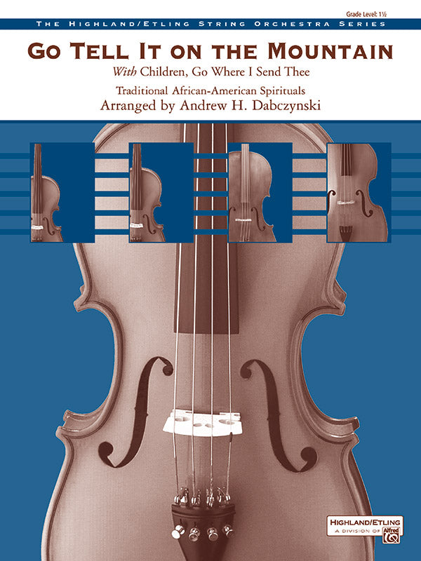 Go Tell It on the Mountain: 1st Violin Sheet Music Preview