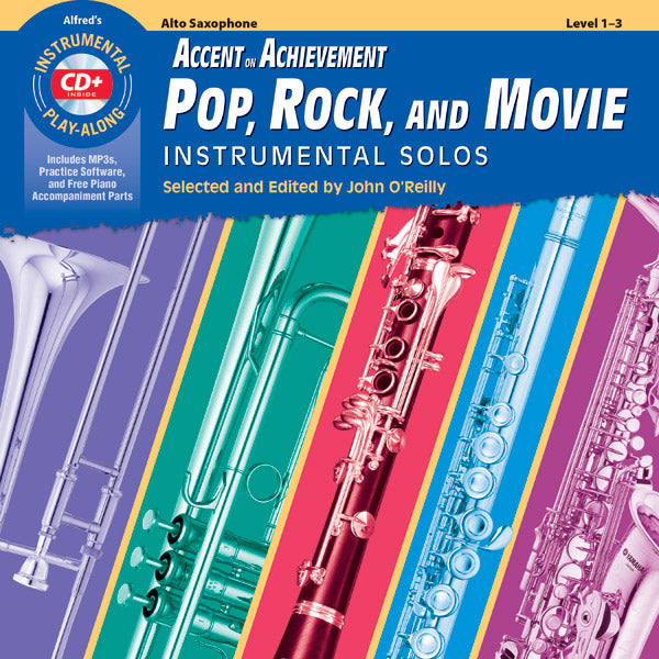 Accent on Achievement Pop, Rock, and Movie Instrumental Solos Cover Image