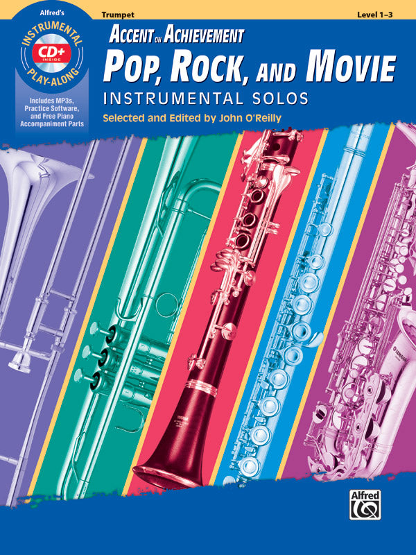 Accent on Achievement Pop, Rock, and Movie Instrumental Solos Cover Image