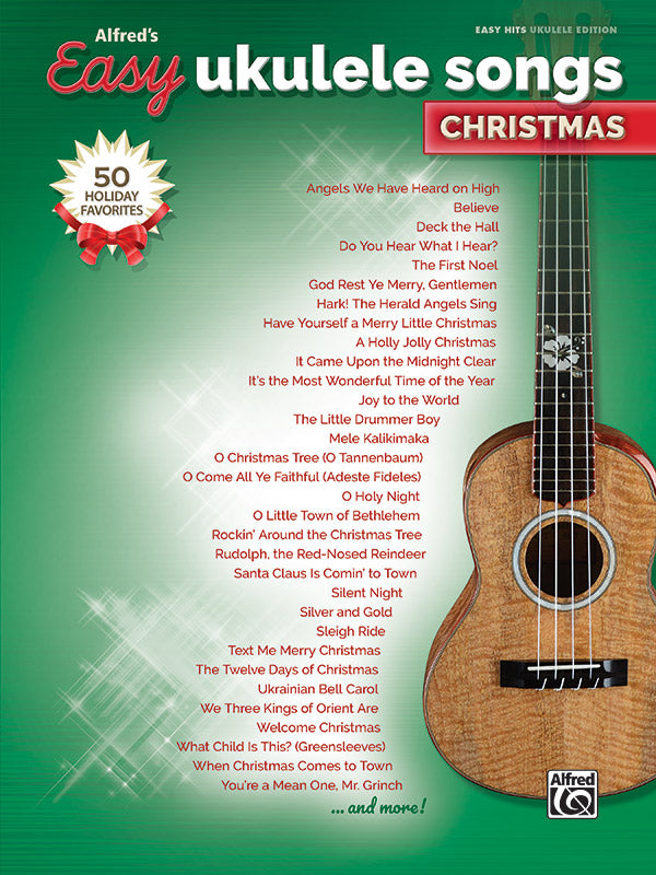 Alfred's Easy Ukulele Songs: Christmas Cover Image