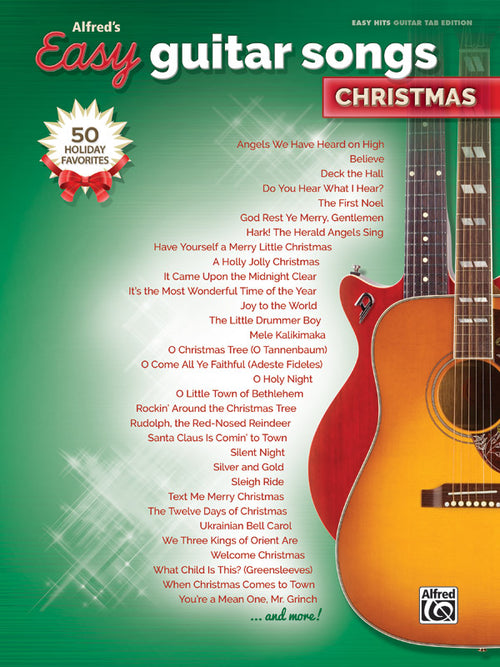 Alfred's Easy Guitar Songs: Christmas Cover Image
