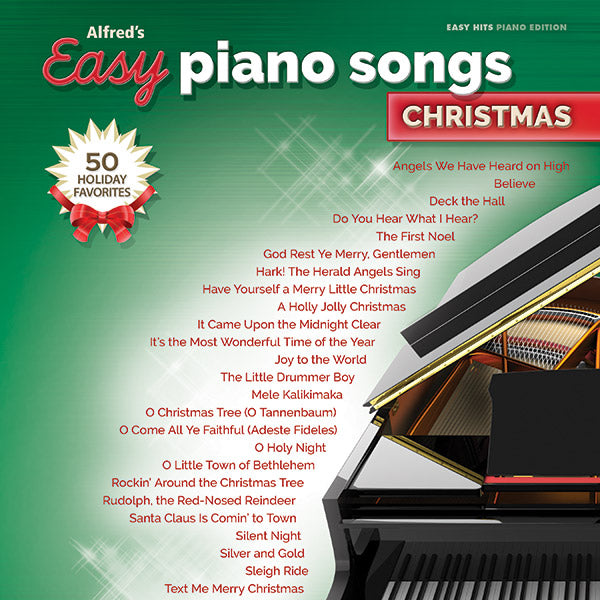 Alfred's Easy Piano Songs: Christmas Cover Image