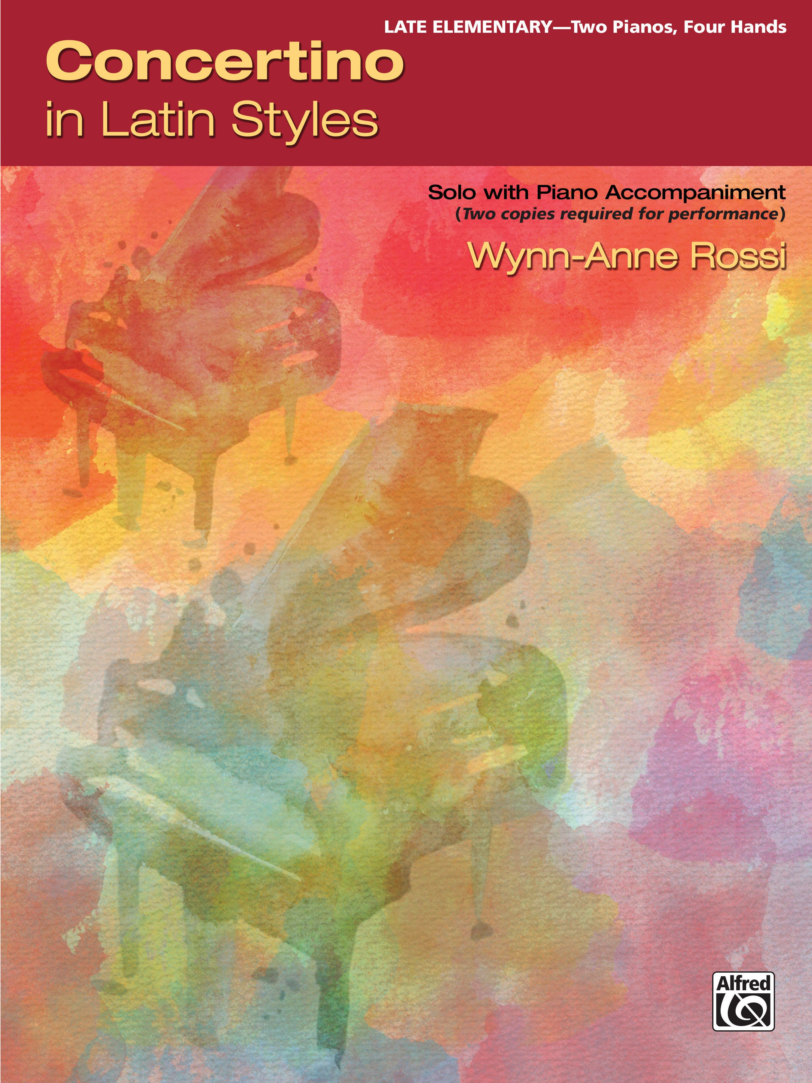 Concertino in Latin Styles: Solo with Piano Accompaniment - Piano Duo (2 Pianos, 4 Hands) Sheet Music Preview