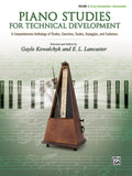 Piano Studies for Technical Development, Volume 1 Cover Image