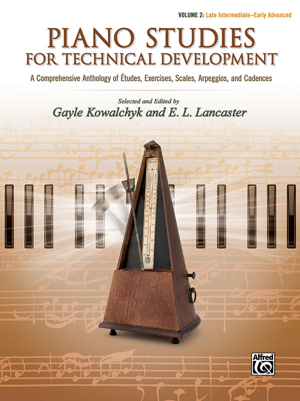 Piano Studies for Technical Development, Volume 2: A Comprehensive Anthology of Études, Exercises, Scales, Arpeggios, and Cadences Sheet Music Preview