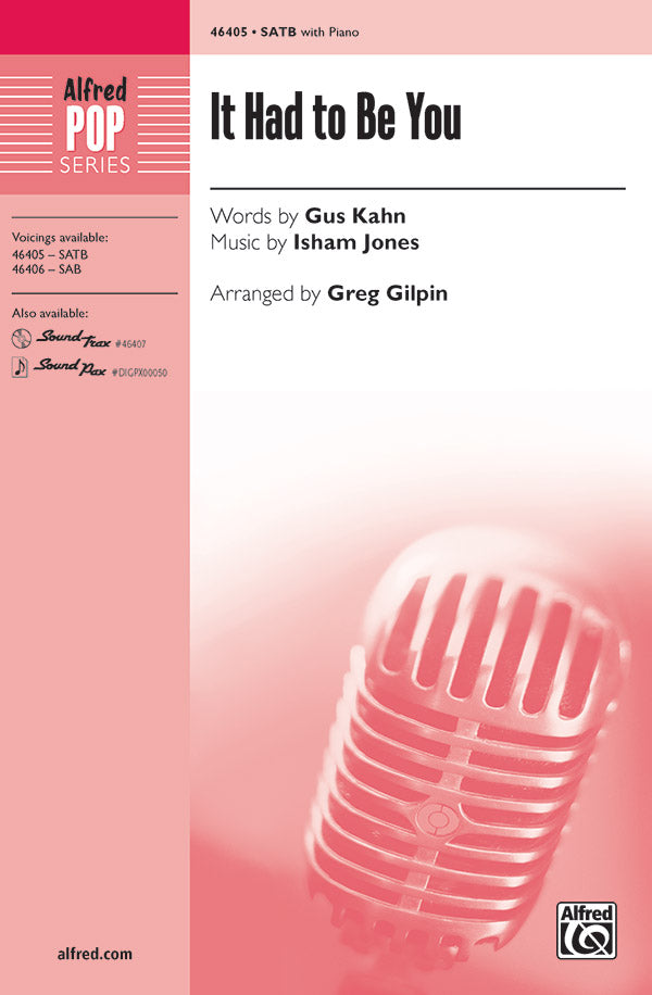 It Had to Be You Sheet Music Preview