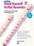 Alfred's Teach Yourself to Play Recorder Cover Image